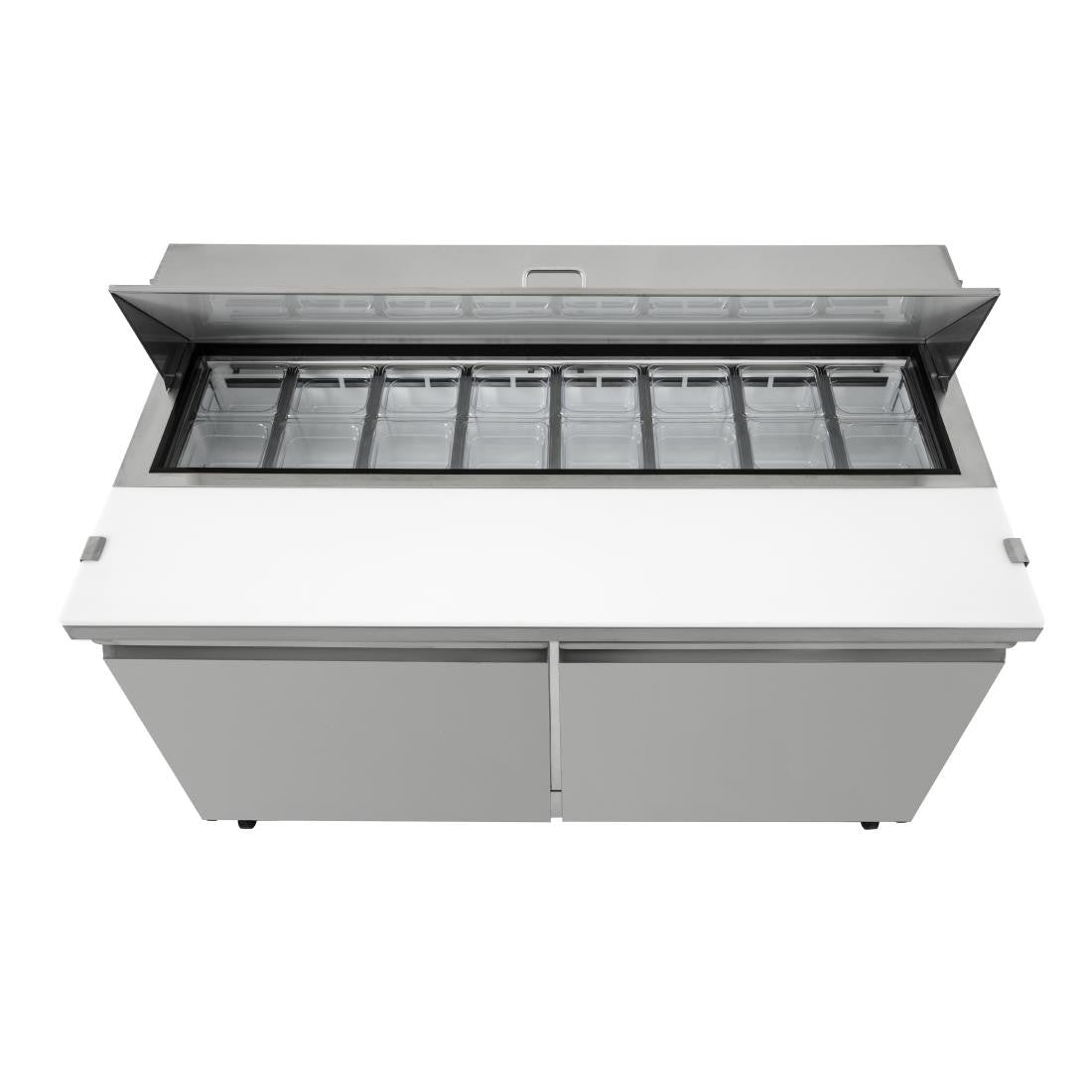 Polar U-Series Double Door Prep Counter Fridge 527Ltr GD883