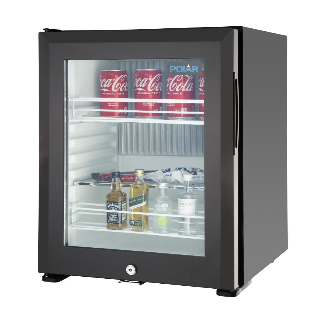 Roller Grill Display Fridge with Fixed Shelves Black DT737