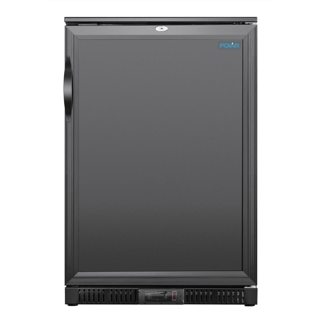 Polar G-series 850mm Single Door Back Bar Cooler Solid Door 128 Ltr GE997