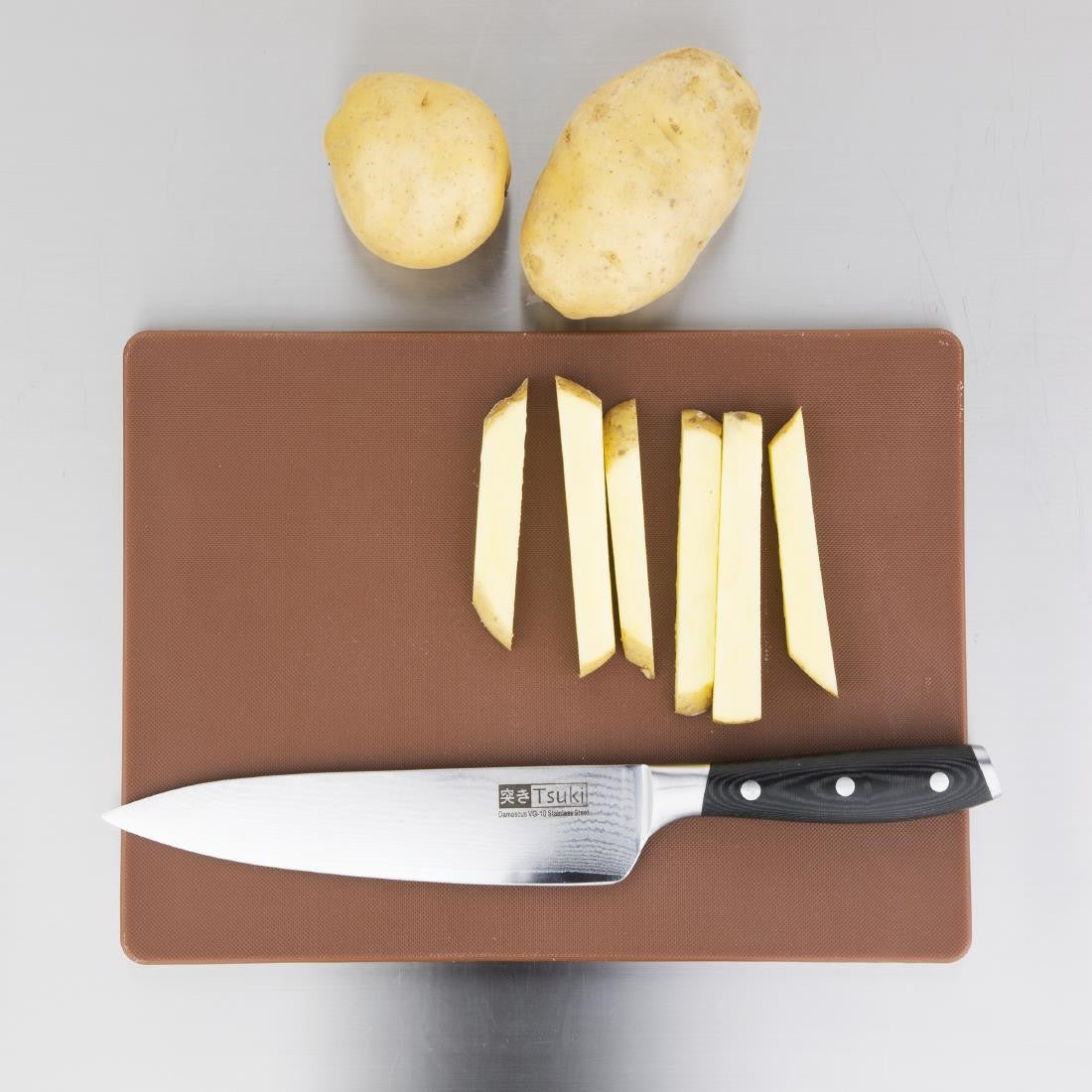 Hygiplas Low Density Brown Chopping Board Small GH792