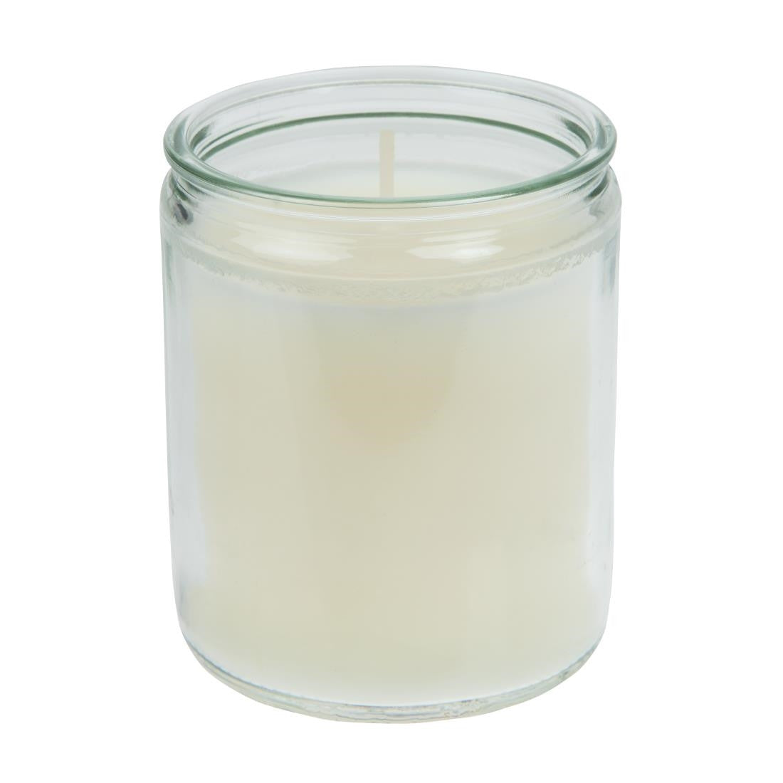 Star Light Clear Glass Candle Jars (Pack of 8) GJ469