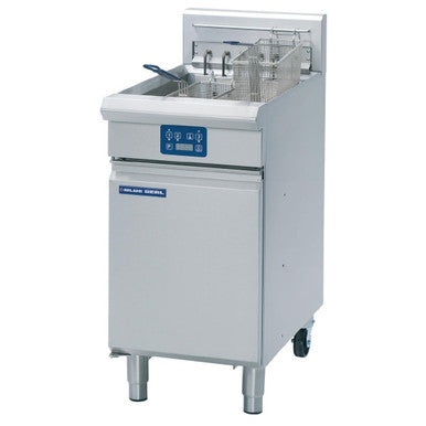 Blue Seal Single Tank Twin Basket Free Standing Electric Fryer E43E GK585