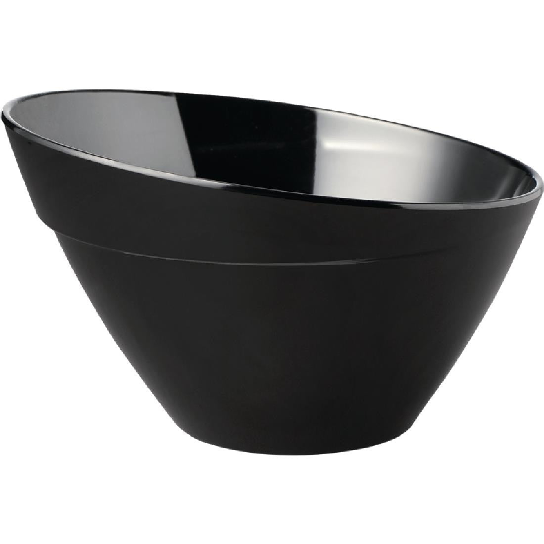 APS Balance Melamine Bowl Black 300mm GK849