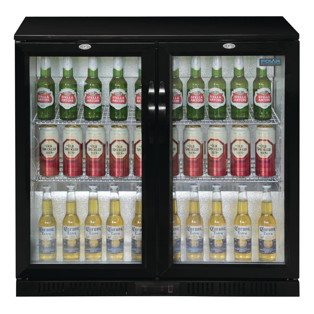 Polar G-Series Back Bar Cooler with Hinged Doors 208Ltr GL002
