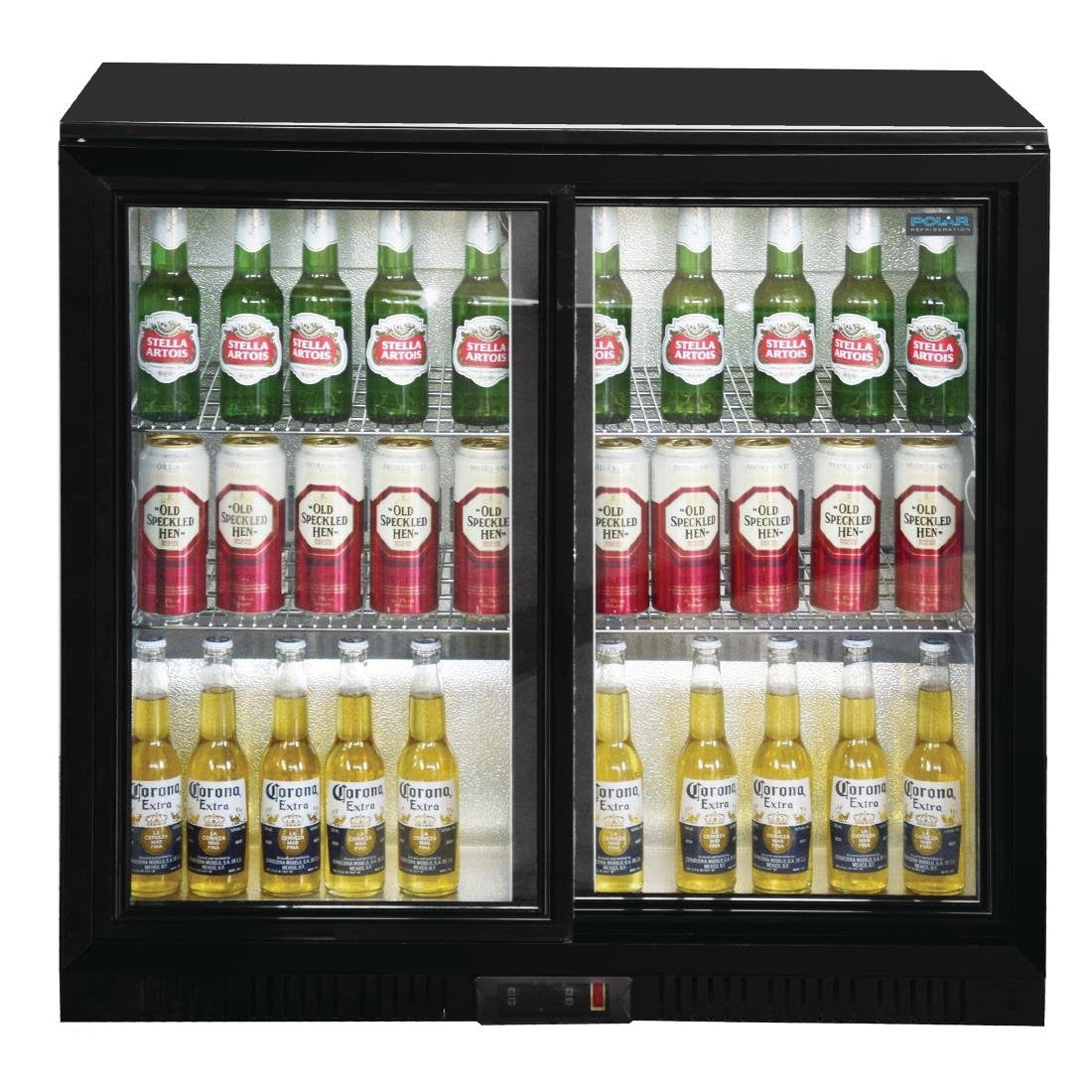 Polar G-Series Back Bar Cooler with Sliding Doors 198Ltr GL010