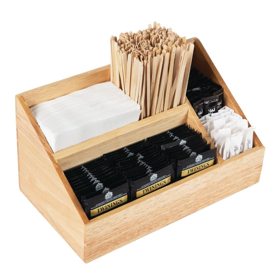 Olympia Hevea Wood Tea Station GL090