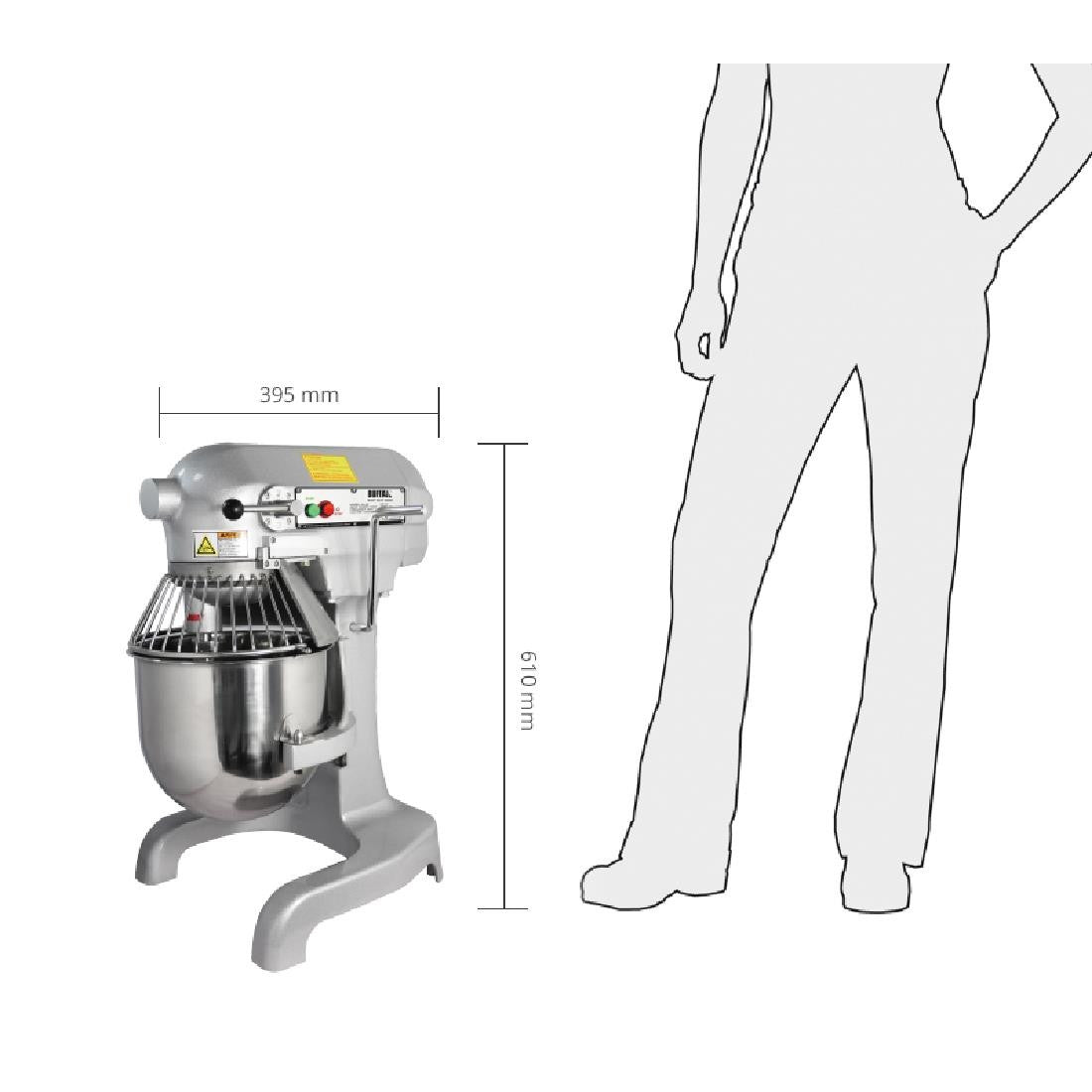 Buffalo 9Ltr Countertop Planetary Mixer GL190