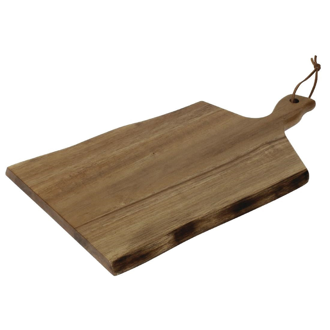 Olympia Acacia Wood Wavy Handled Wooden Board Small 305mm GM263