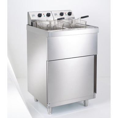 Parry Twin Tank Twin Basket Free Standing Electric Fryer NPSPF9 GM712