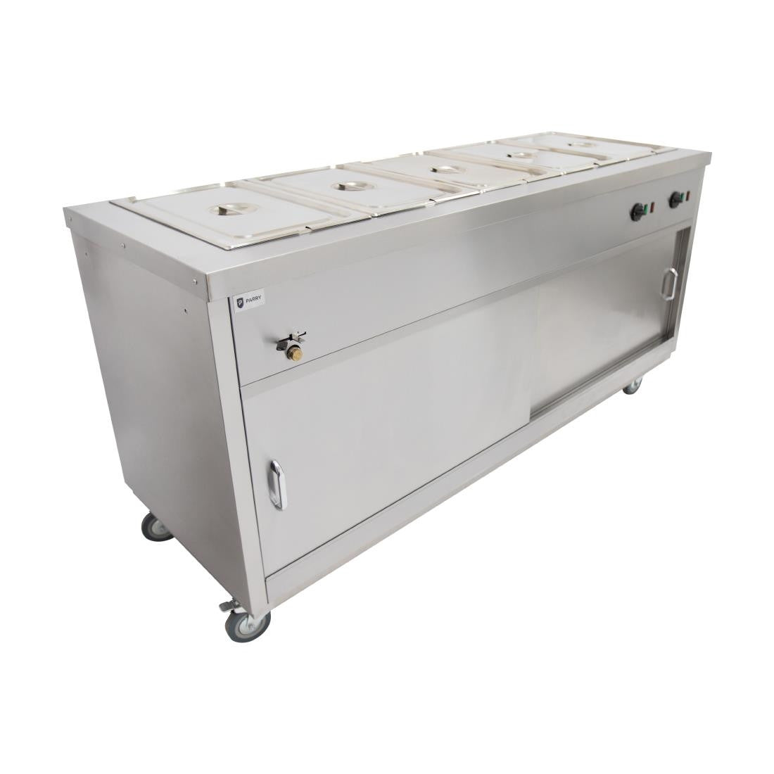 Parry Bain Marie Topped Mobile Hot Cupboard HOT18BM GM794