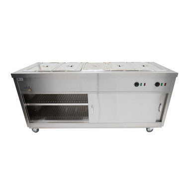 Parry Bain Marie Topped Mobile Hot Cupboard HOT18BM GM794