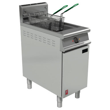 Falcon Dominator Single Tank Twin Basket Free Standing Natural Gas Filtration Fryer G3840F GP020-N