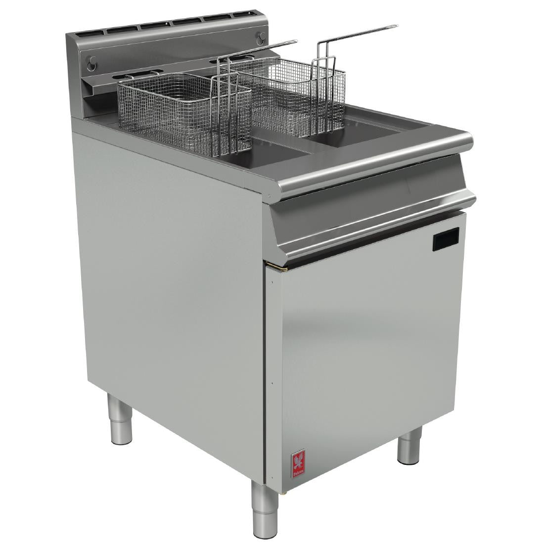 Falcon Dominator Twin Tank Twin Basket Free Standing Natural Gas Fryer G3865 GP022-N