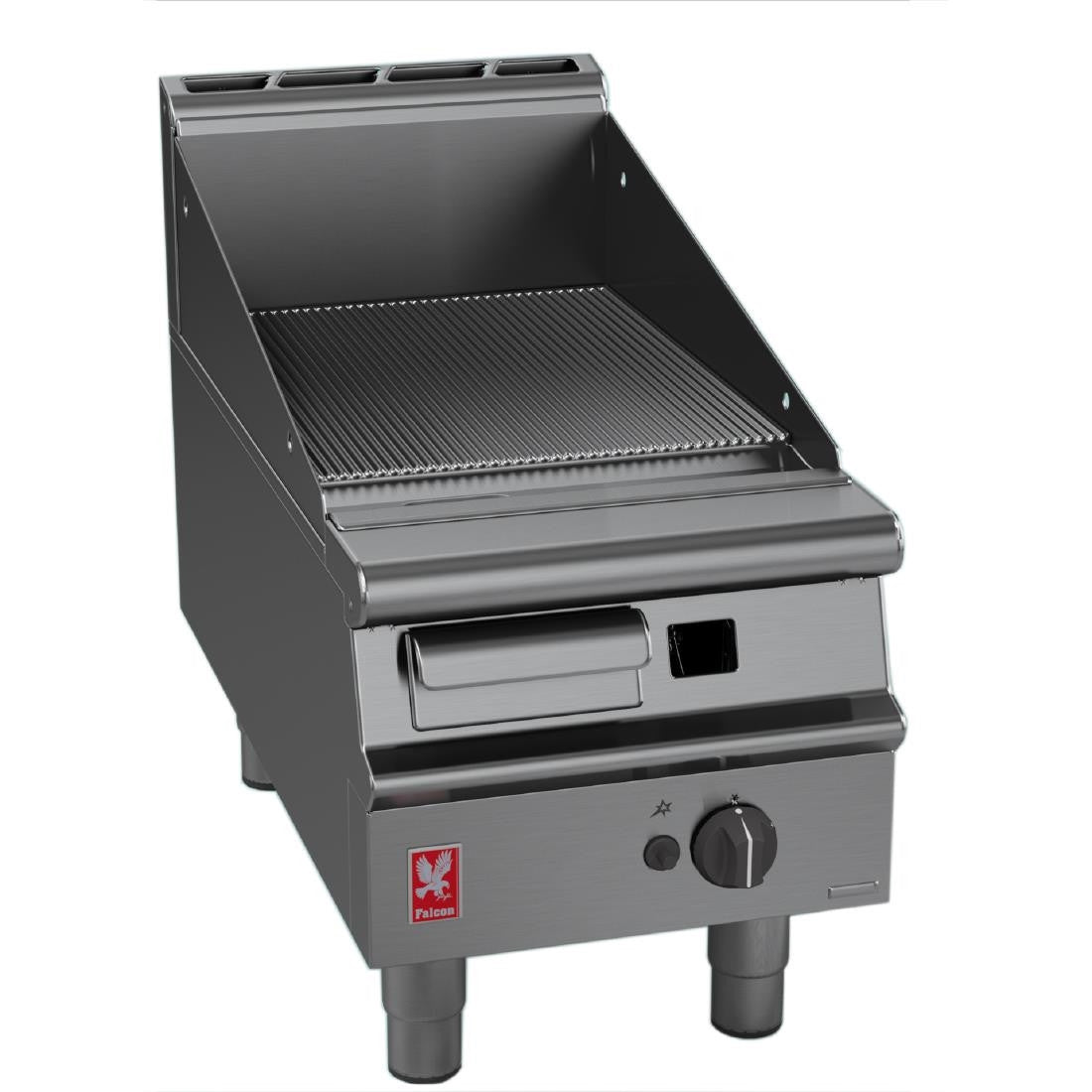 Falcon Dominator Plus 400mm Wide Ribbed Natural Gas Griddle G3441R GP038-N