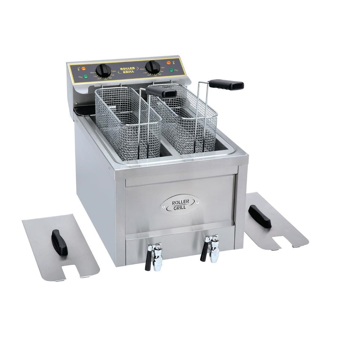 Roller Grill Twin Tank Twin Basket Countertop Electric Fryer RFE8D GP315