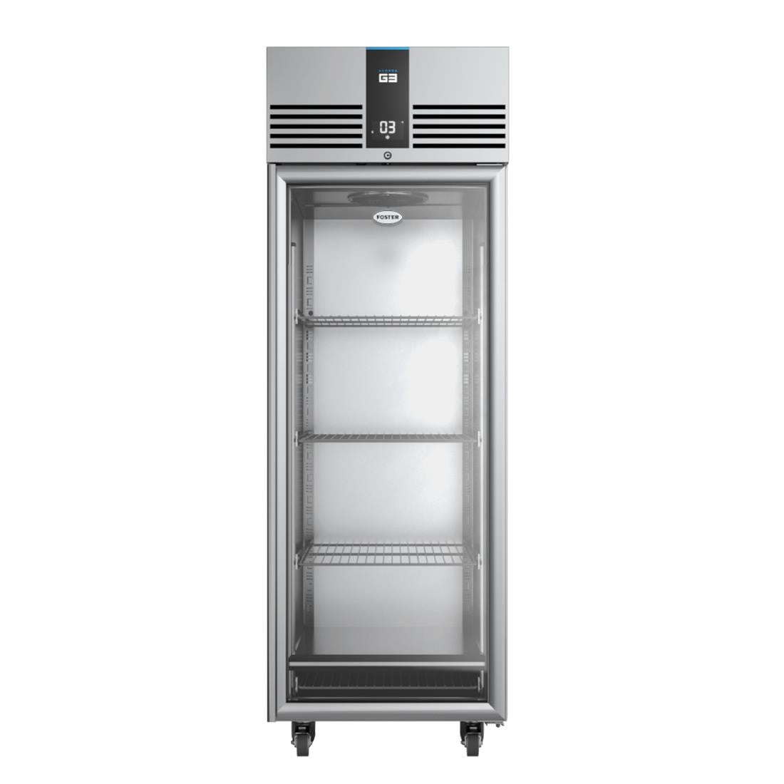 Foster EcoPro G3 1 Glass Door 600L Cab Fridge (StSt Ext/Int) GP610-PE