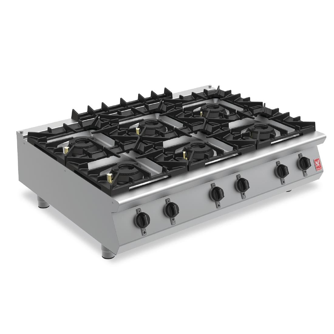 Falcon F900 Six Burner Countertop Boiling Hob Propane Gas G90126 GR405-P