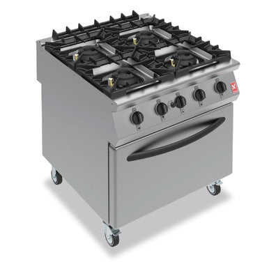 Falcon F900 Four Burner Oven Range on Castors Natural Gas G9184 GR466-N