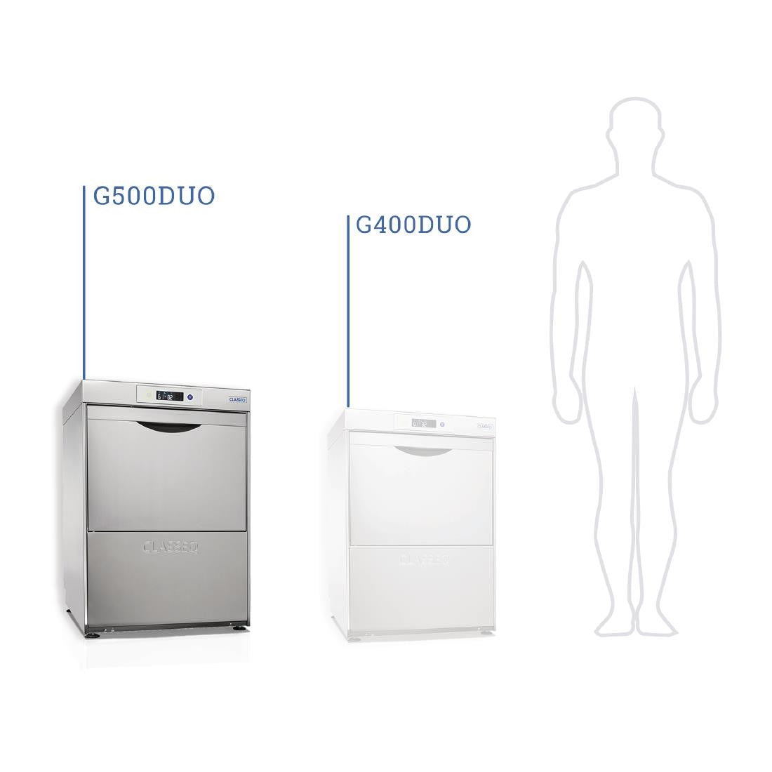 Classeq G500 Duo Glasswasher 30A Machine Only GU021-30AMO