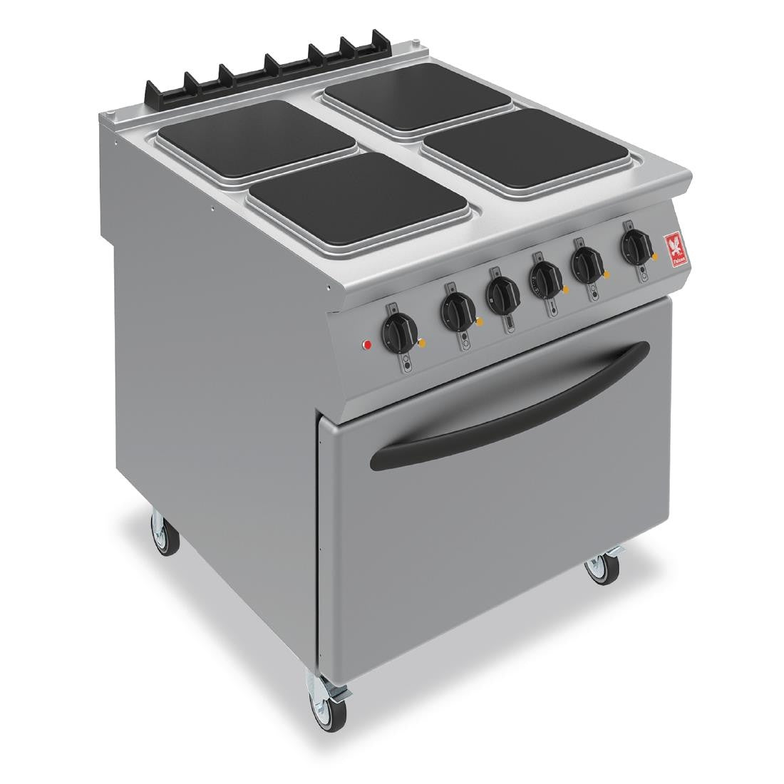 Falcon F900 Four Hotplate Electric Oven Range on Castors E9184 HC088