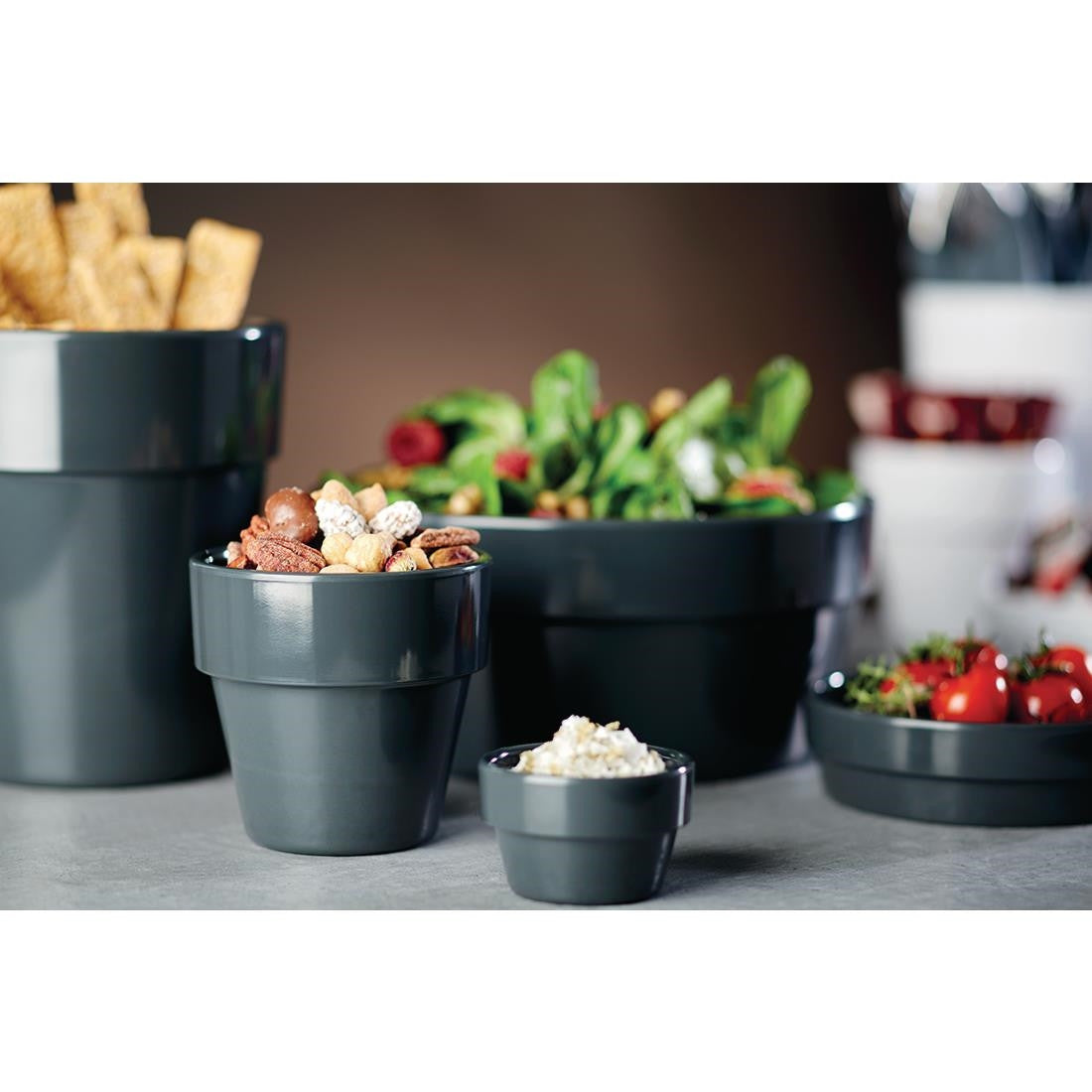 APS Flowerpot 60mm Grey HC739