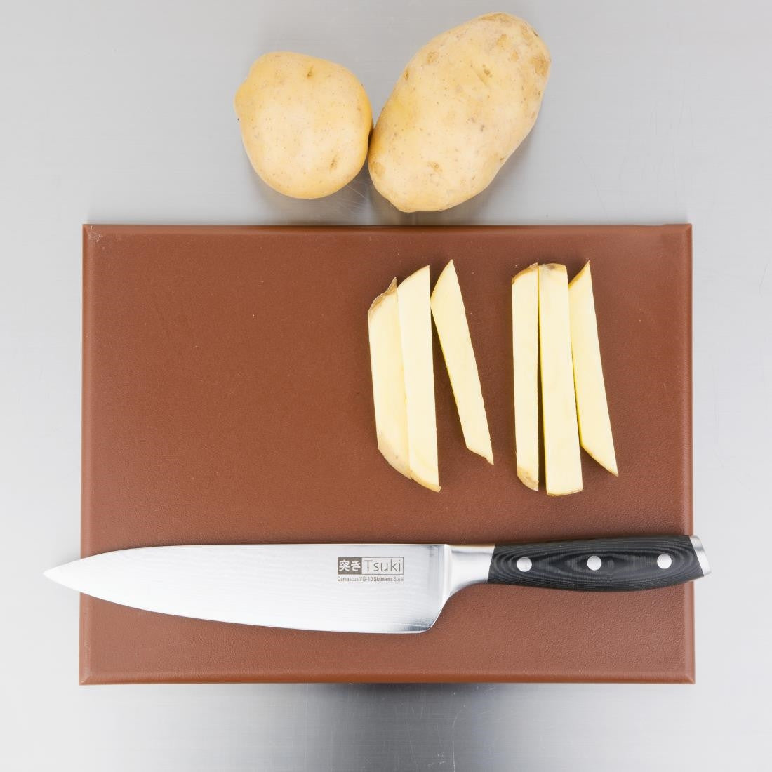 Hygiplas High Density Brown Chopping Board Small HC864