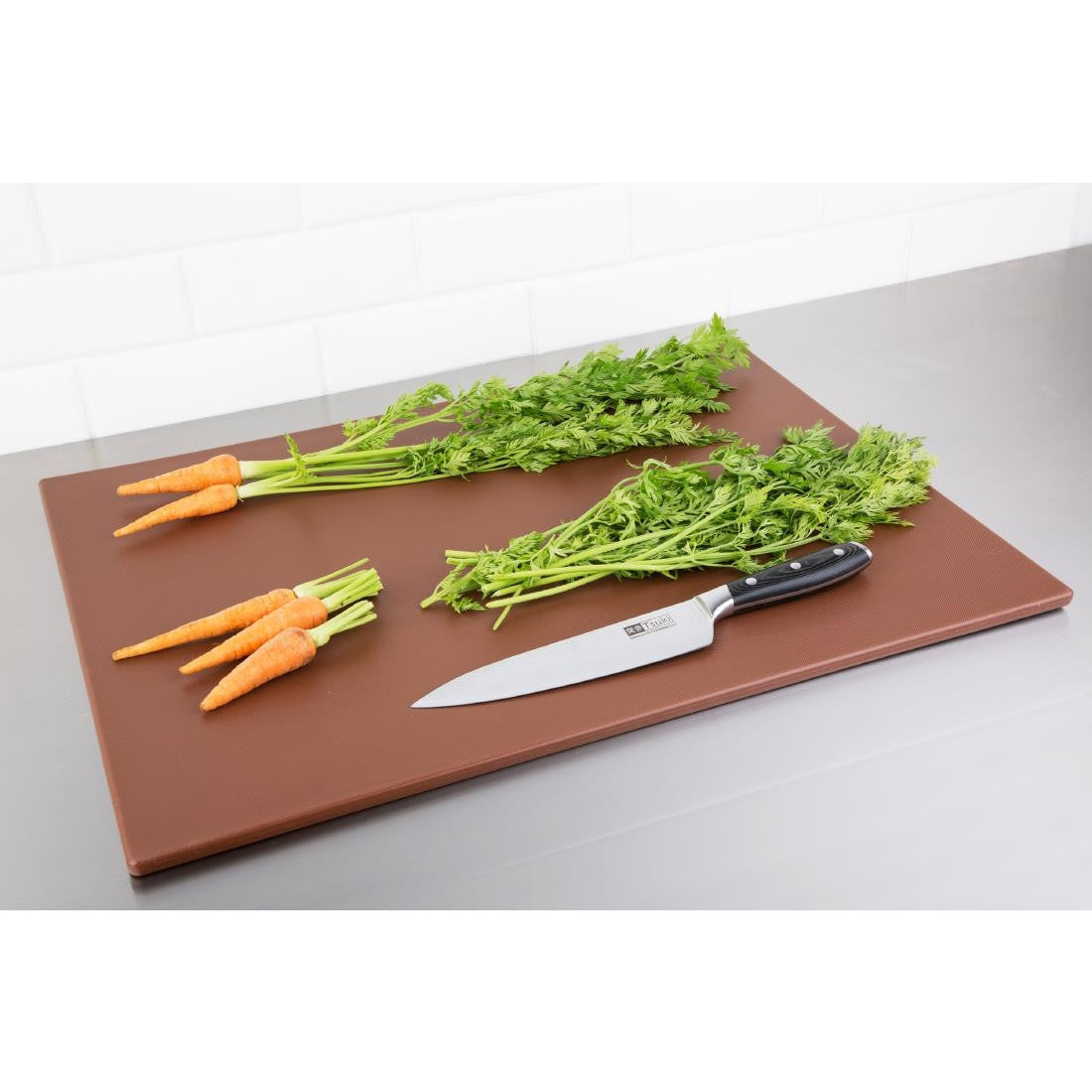 Hygiplas Low Density Brown Chopping Board Large HC873