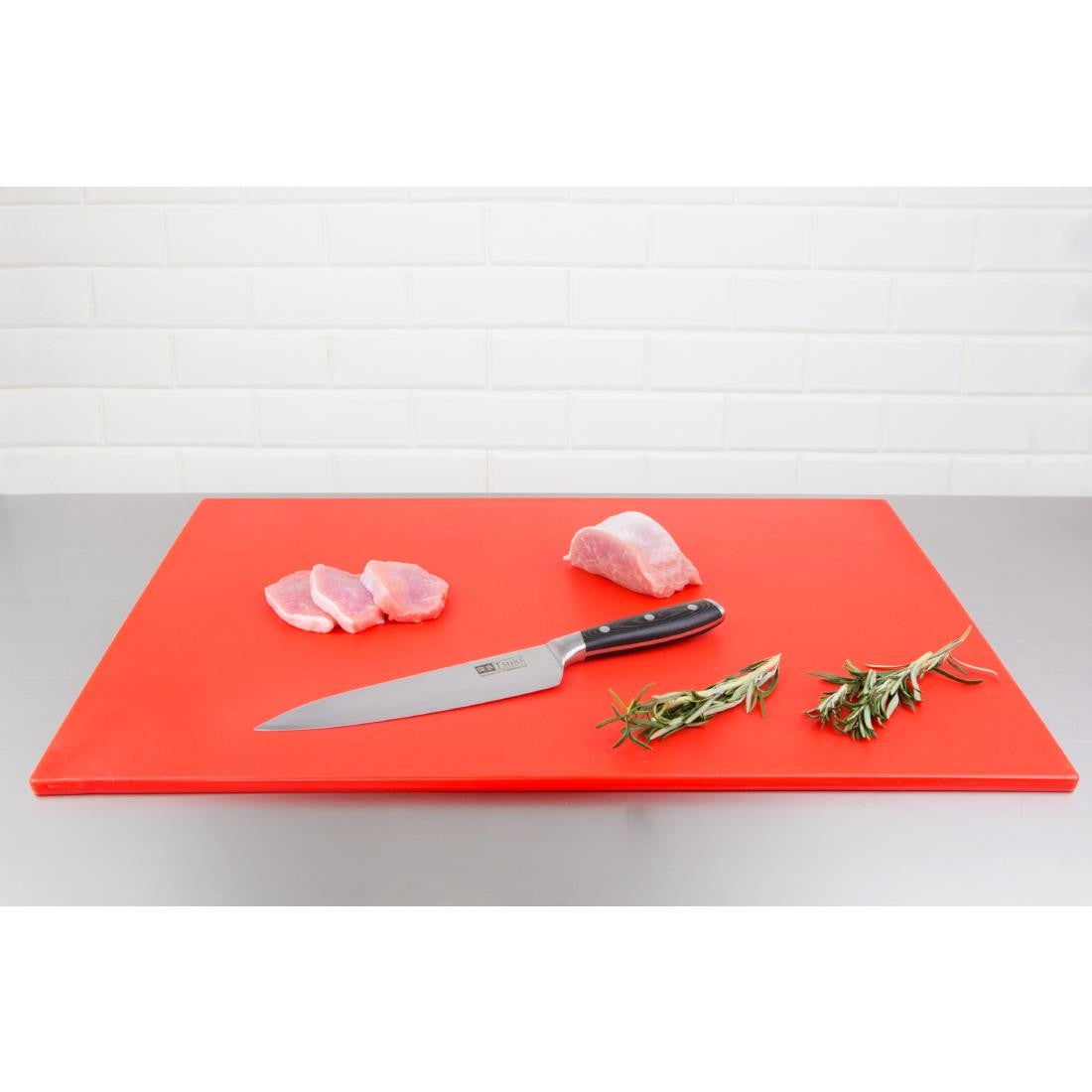 Hygiplas Low Density Red Chopping Board Large HC877