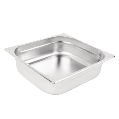 Vogue Stainless Steel 2/3 Gastronorm Pan 100mm K812