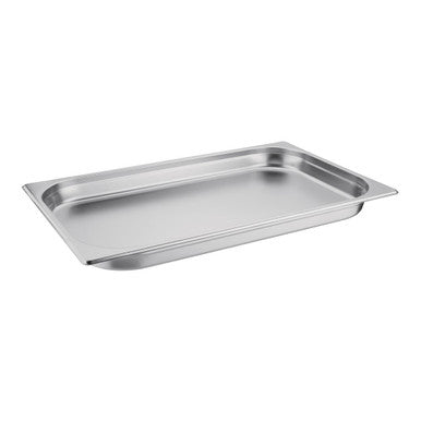 Vogue Stainless Steel 1/1 Gastronorm Pan 40mm K994