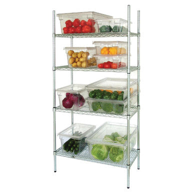 Vogue 4 Tier Wire Shelving Kit 915x460mm L927
