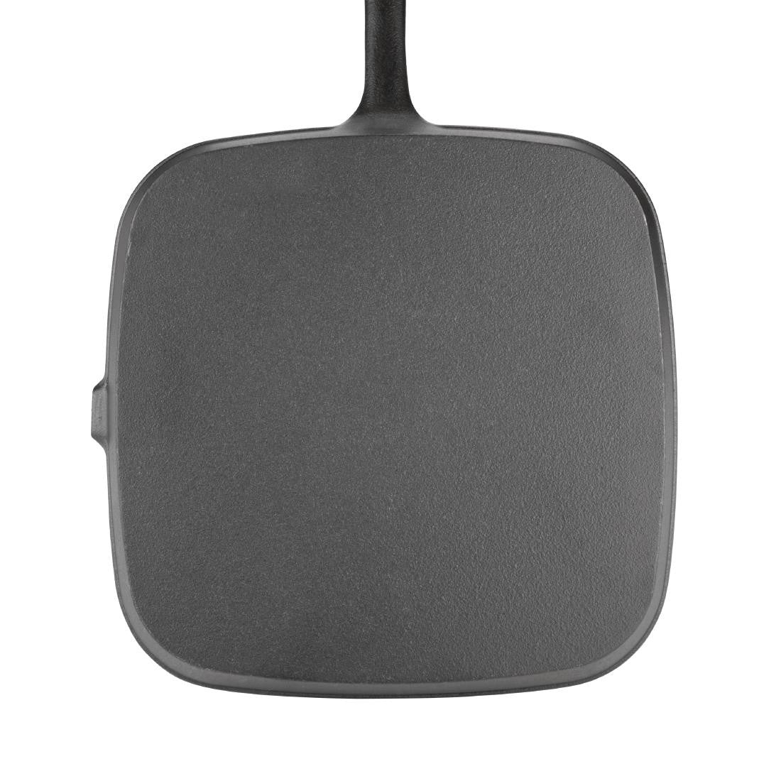 Vogue Square Cast Iron Ribbed Skillet Pan 241mm M653