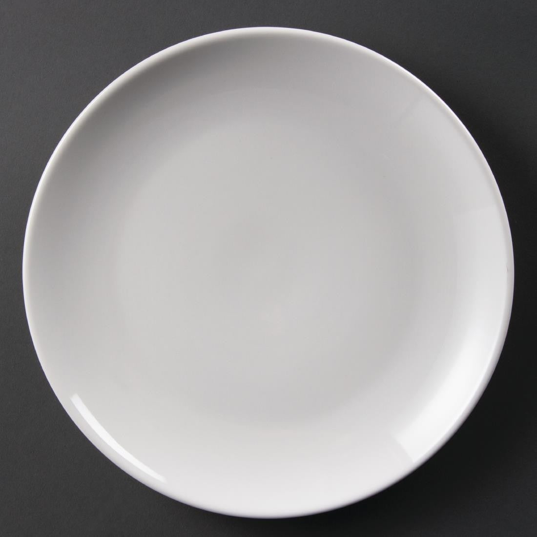 Olympia Whiteware Coupe Plates 250mm 12 Pack U079