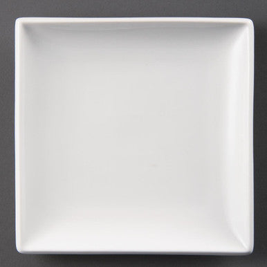 Olympia Whiteware Square Plates 240mm 12 Pack U155