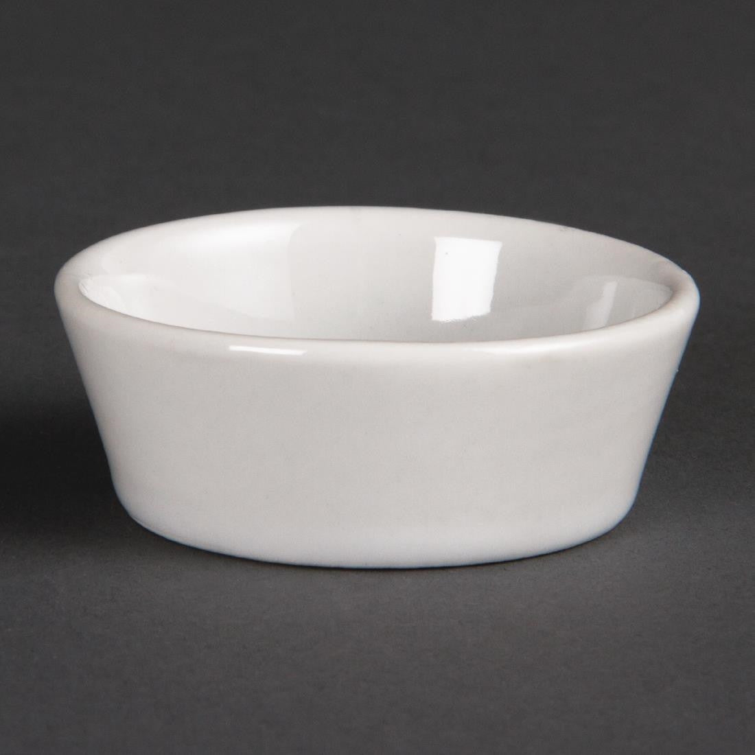 Olympia Whiteware Sloping Edge Bowls 50mm 12 Pack U161