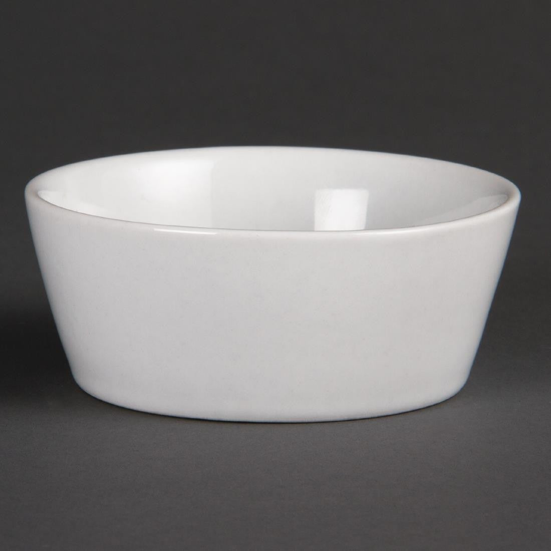 Olympia Whiteware Sloping Edge Bowls 90mm 12 Pack U162