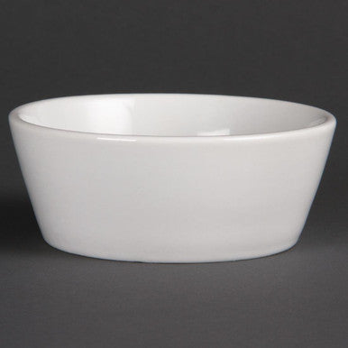Olympia Whiteware Sloping Edge Bowls 120mm 12 Pack U163