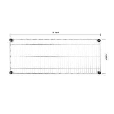 Vogue Metal Wire Wall Shelf 910mm U201