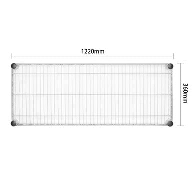 Vogue Steel Wire Wall Shelf 1220mm U202