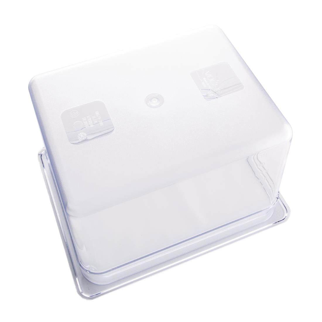 Vogue Polycarbonate 1/2 Gastronorm Container 200mm Clear U231