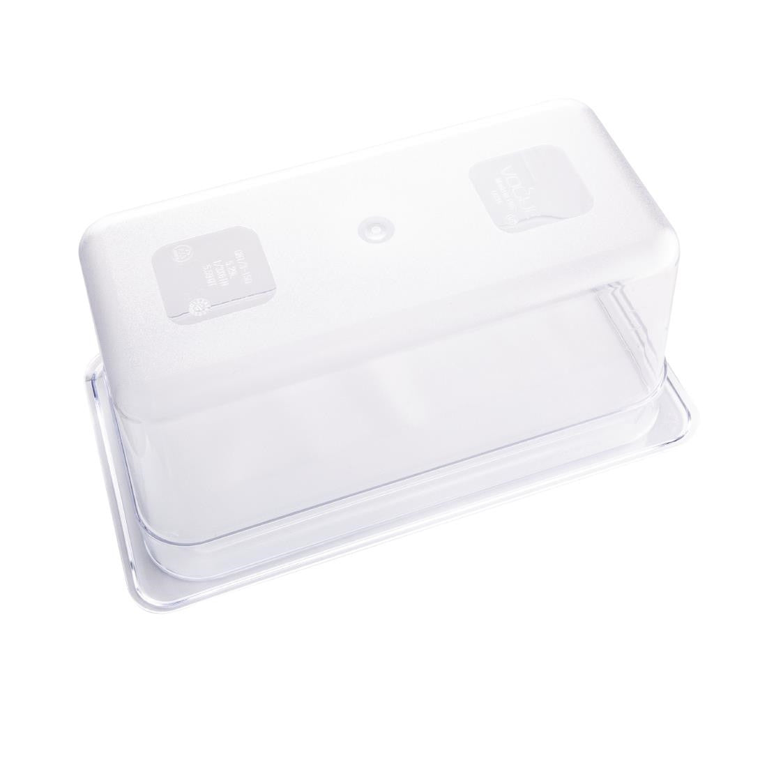 Vogue Polycarbonate 1/3 Gastronorm Container 150mm Clear U234