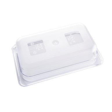 Vogue Polycarbonate 1/4 Gastronorm Container 65mm Clear U236