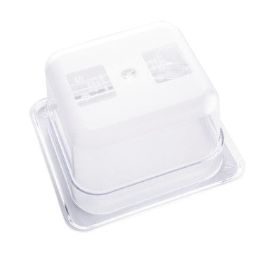 Vogue Polycarbonate 1/6 Gastronorm Container 100mm Clear U240