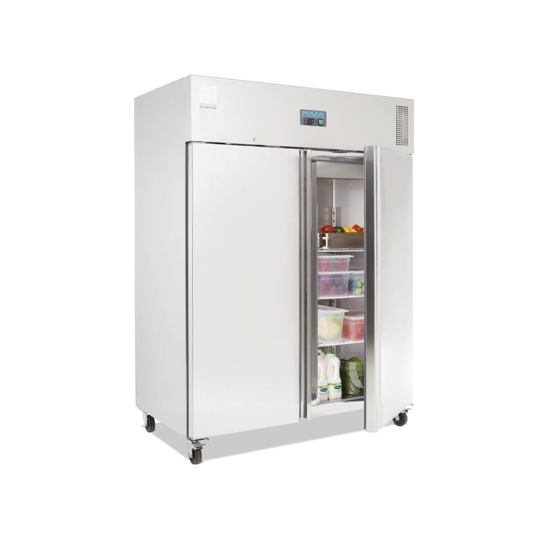 Polar U-Series Upright Double Door Fridge 1300Ltr U634