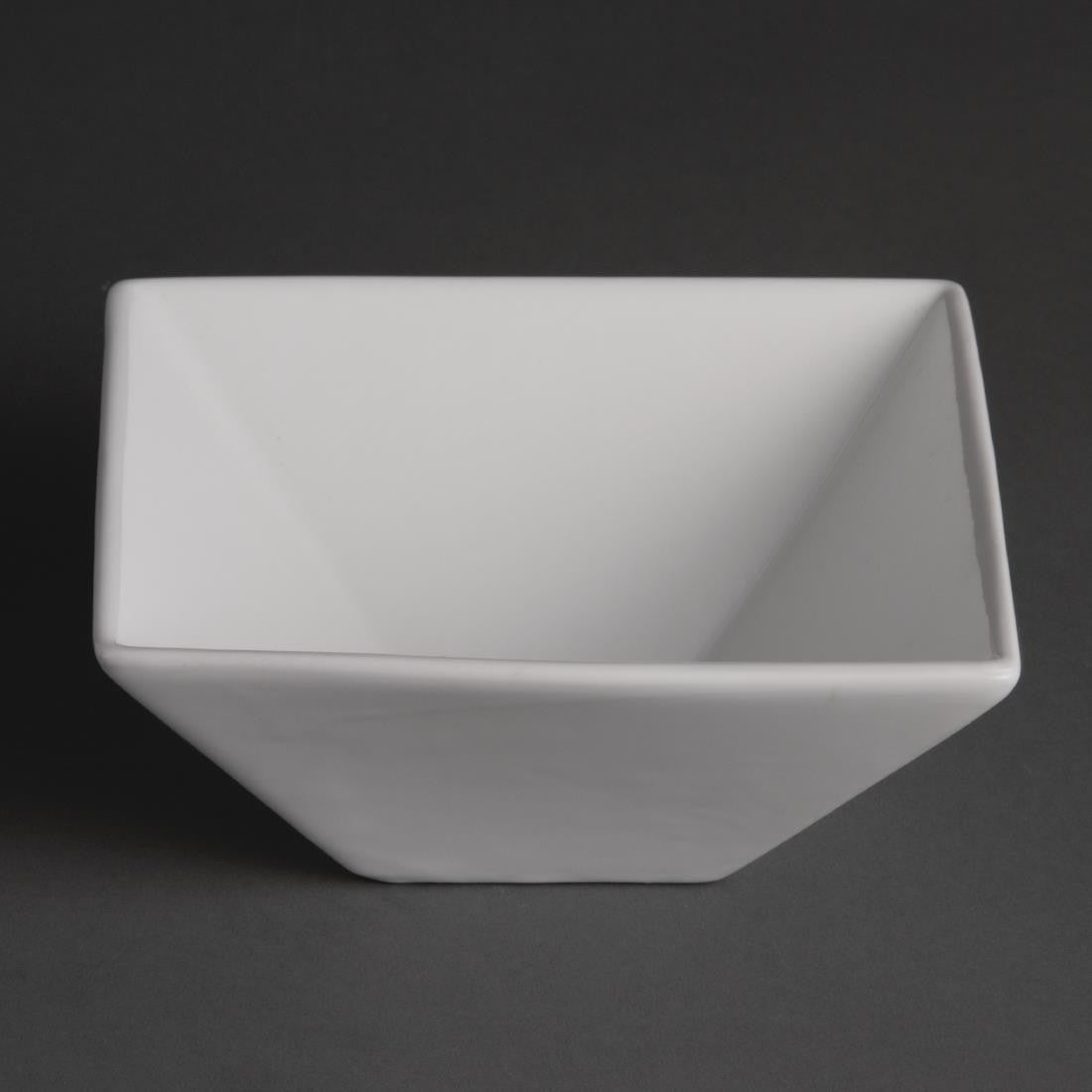Olympia Whiteware Square Bowls 170mm 12 Pack U829