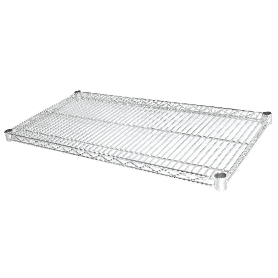 Vogue Chrome Wire Shelves 1220x610mm (Pack of 2) U893