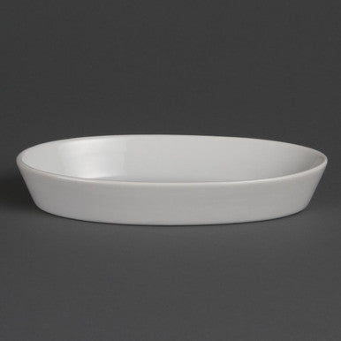 Olympia Whiteware Oval Sole Dishes 195x 110mm 6 Pack W418