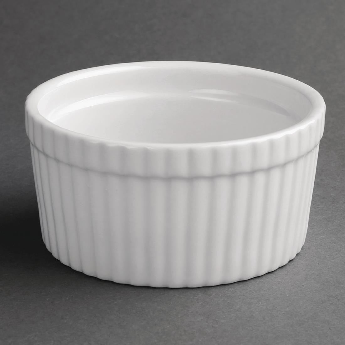 Olympia Whiteware Souffle Dishes 105mm 6 Pack W431