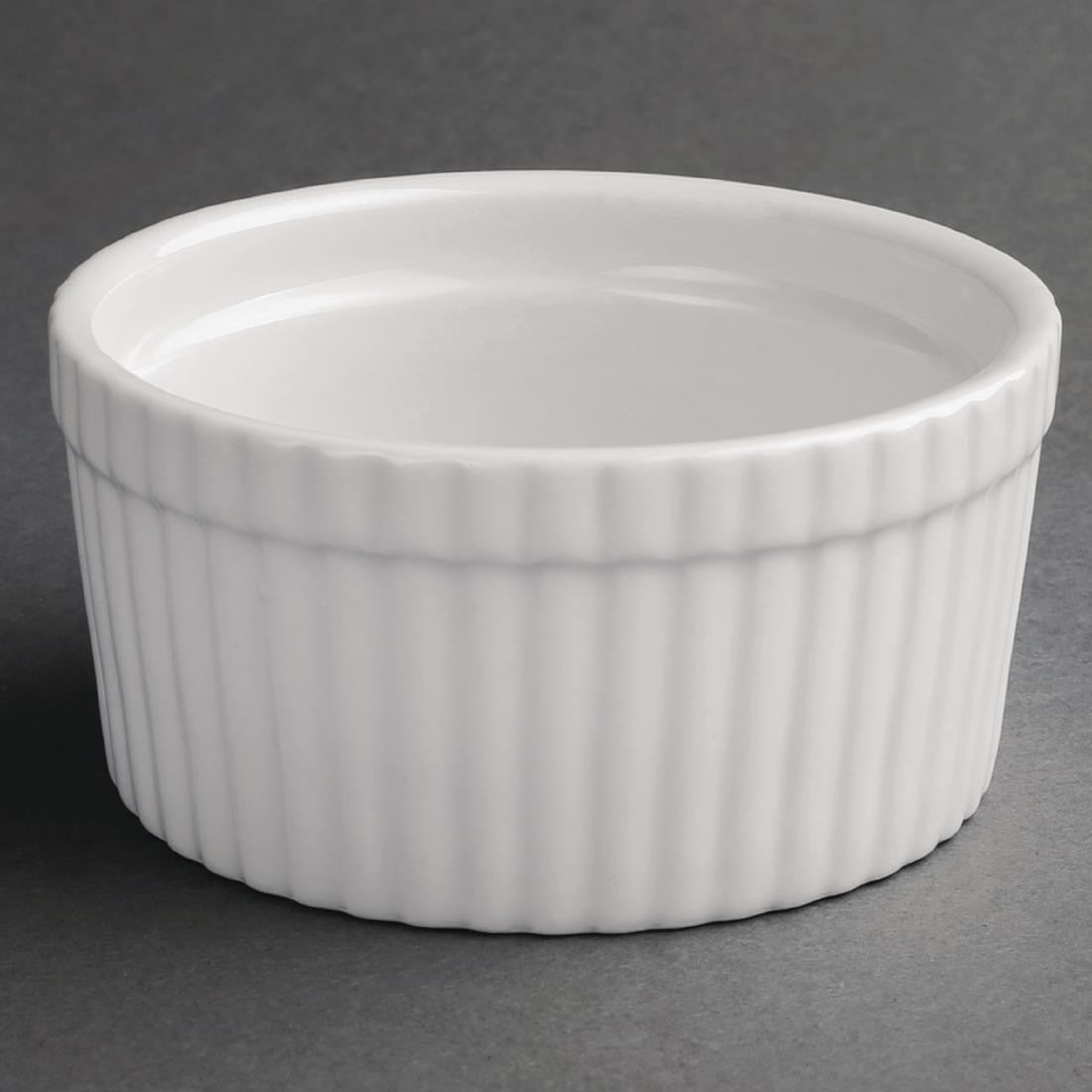 Olympia Whiteware Souffle Dishes 128mm 6 Pack W446