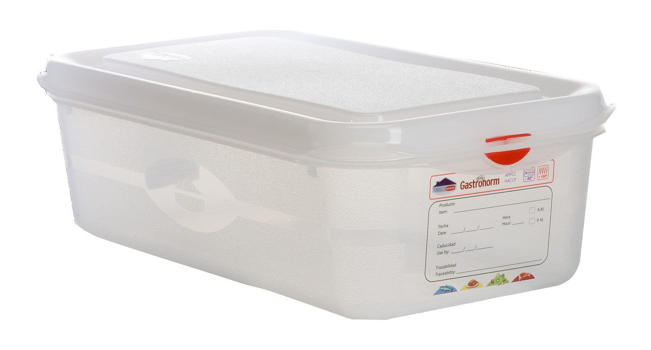 GN Storage Container 1/3 100mm Deep 4L 6 Pack